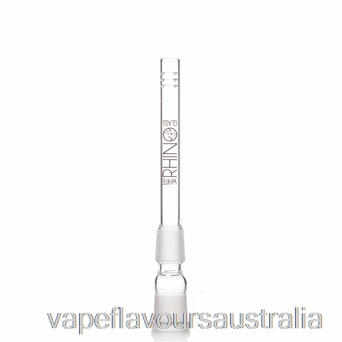 Vape Nicotine Australia White Rhino 19/19 Glass Downstem 5inch